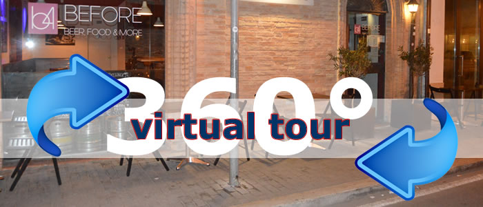 Click per visualizzare il Virtual Tour di Before Beer Food More