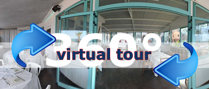 Click per visualizzare il Virtual Tour di Chalet Mille Lire Ristorante di Mare